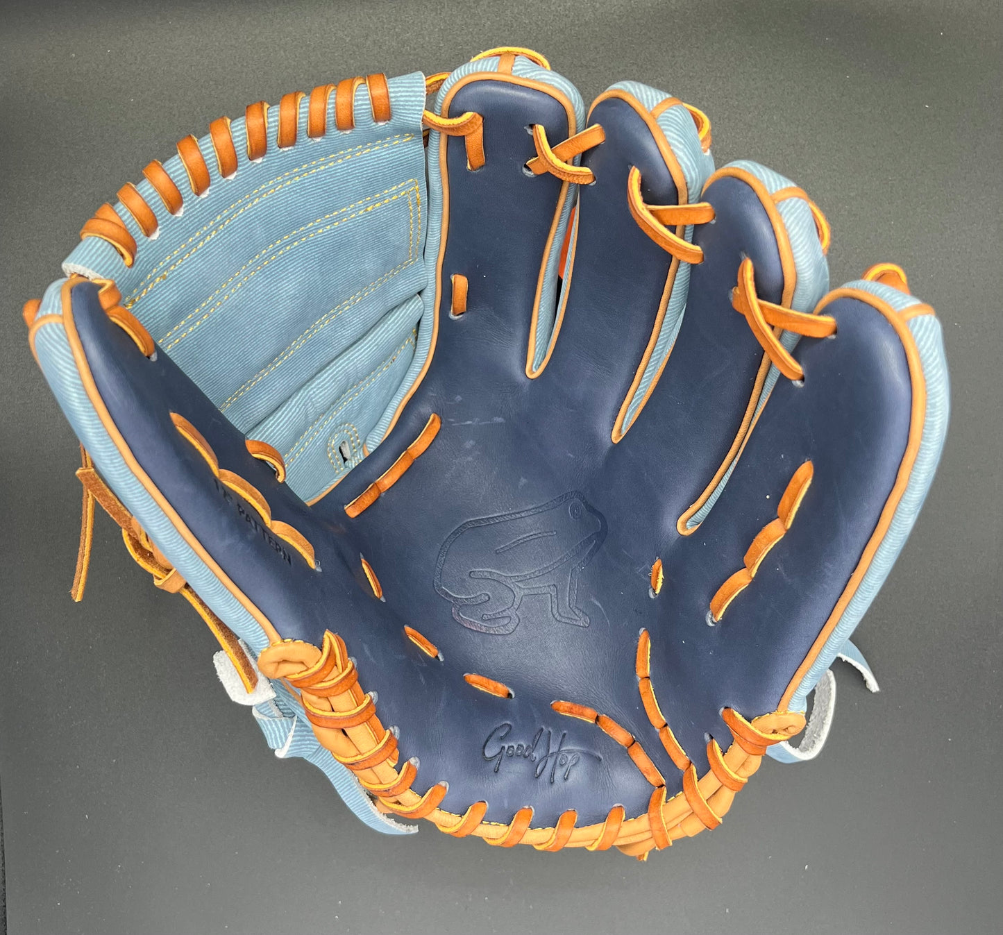 12" Denim 2-piece closed web