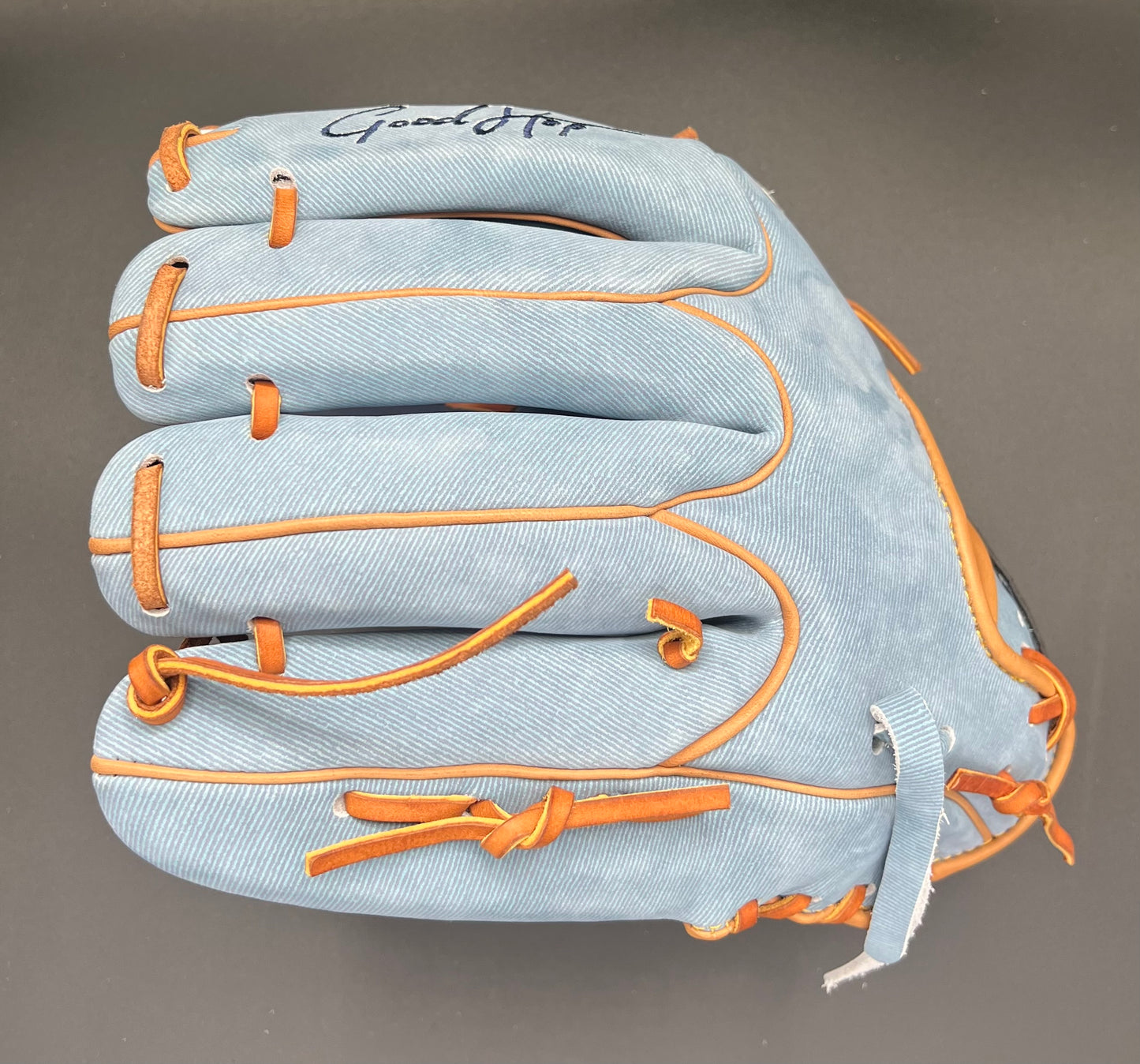 12" Denim 2-piece closed web