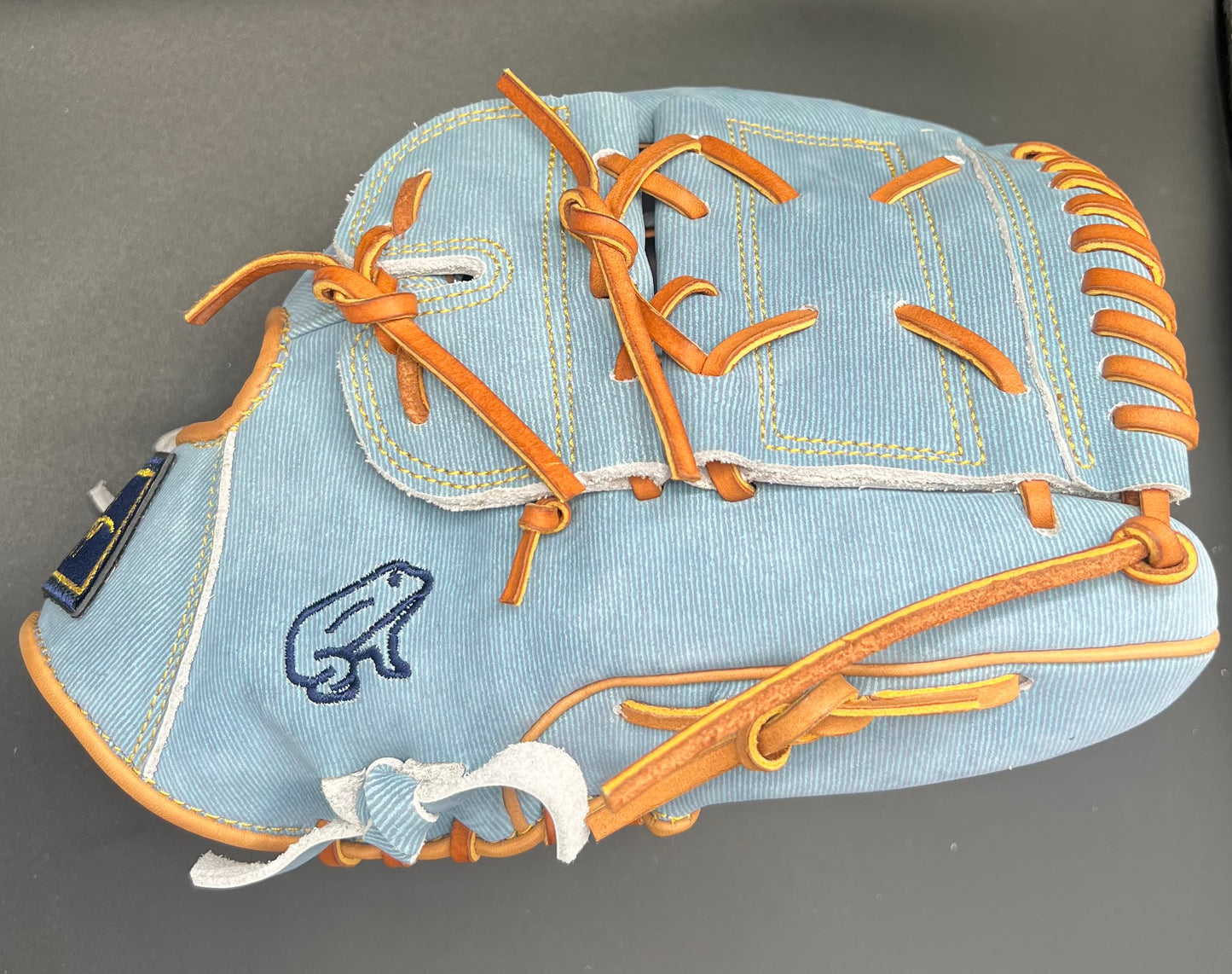 12" Denim 2-piece closed web